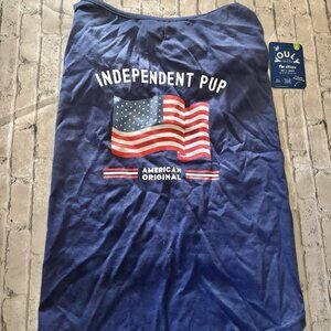 Youly “Independent Pup” Navy Blue Dog Shirt Size XL NWT